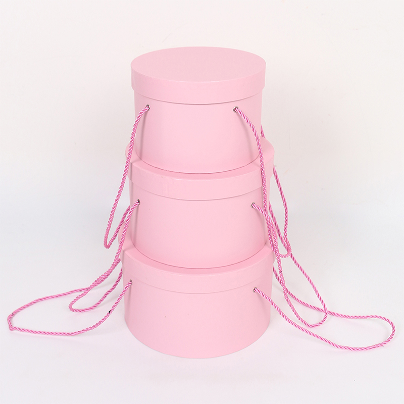 3002 Deluxe Cardboard Wedding Flower Gift Box with Hanging Rope