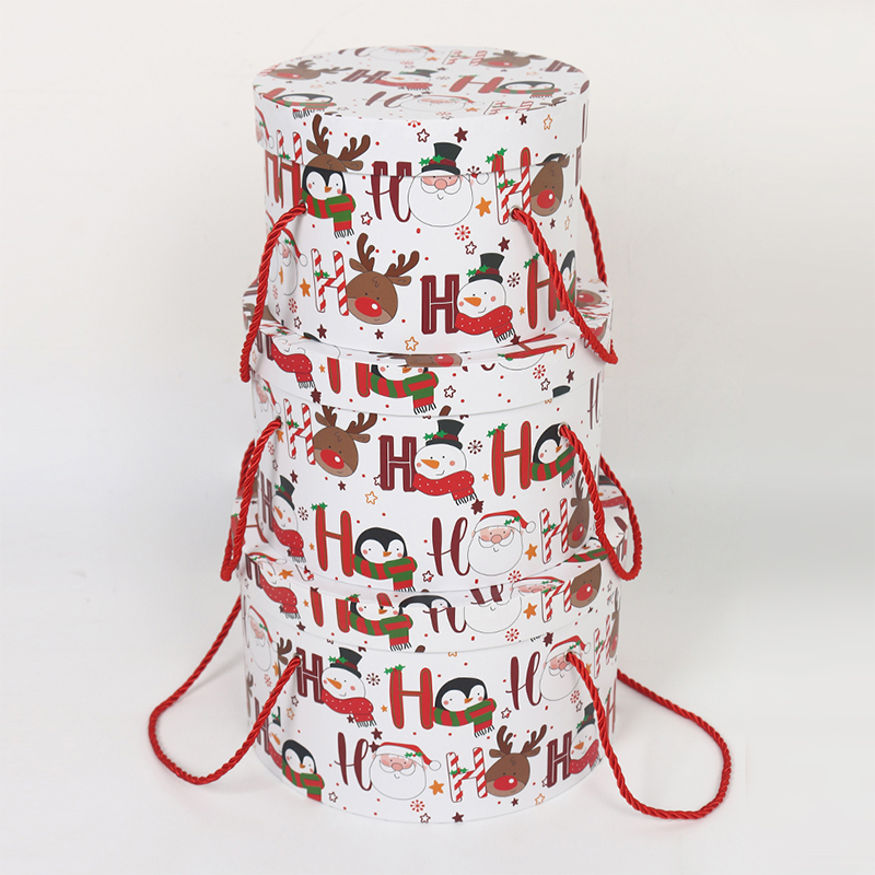 3002 Deluxe Cardboard Wedding Flower Gift Box with Hanging Rope