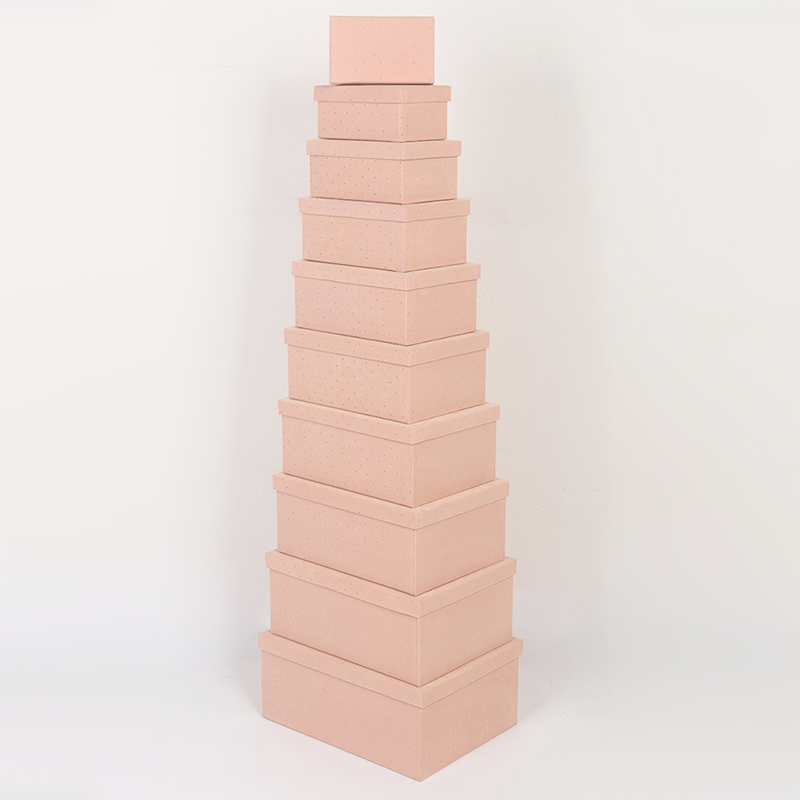 666 Top-opening Spunlace Bottom Plush Gift Box Packaging