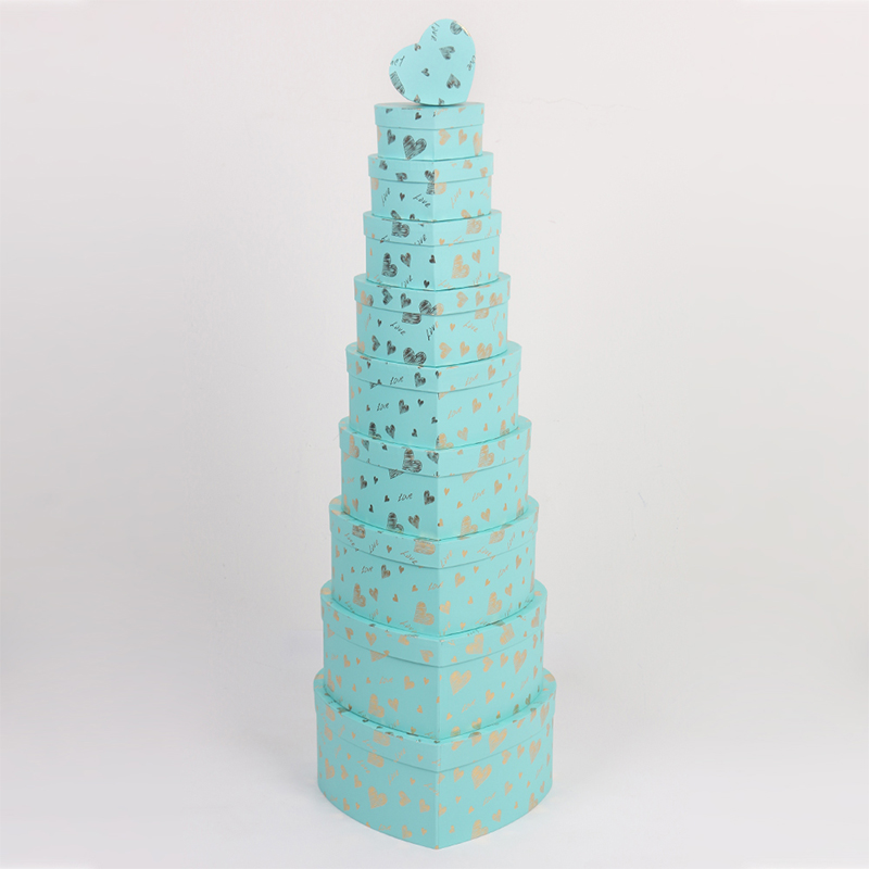 1001 Decorative Cardboard Valentine's Day Heart-Shaped Candy Box